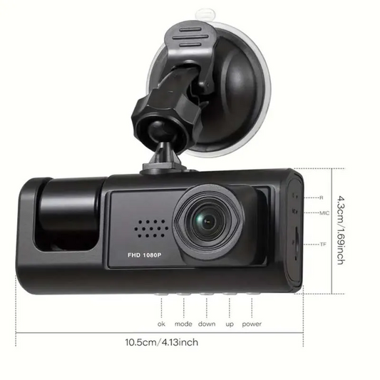 Dash cam 3 camaras