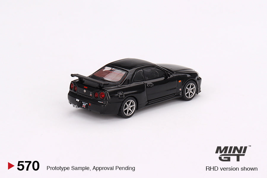 Minigt Nissan Skyline GT-R (R34) V-Spec Black Pearl #570