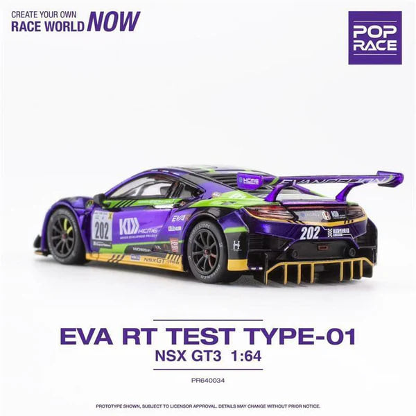 Pop Race PR64-34 Eva RT Test Type-01 Honda NSX GT3